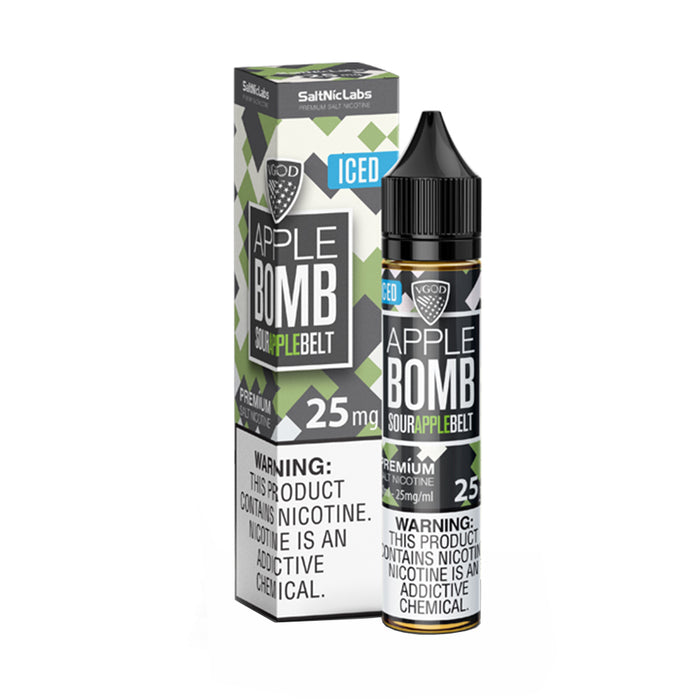 Iced Apple Bomb 30ml Nic Salt E-Liquid by VGOD