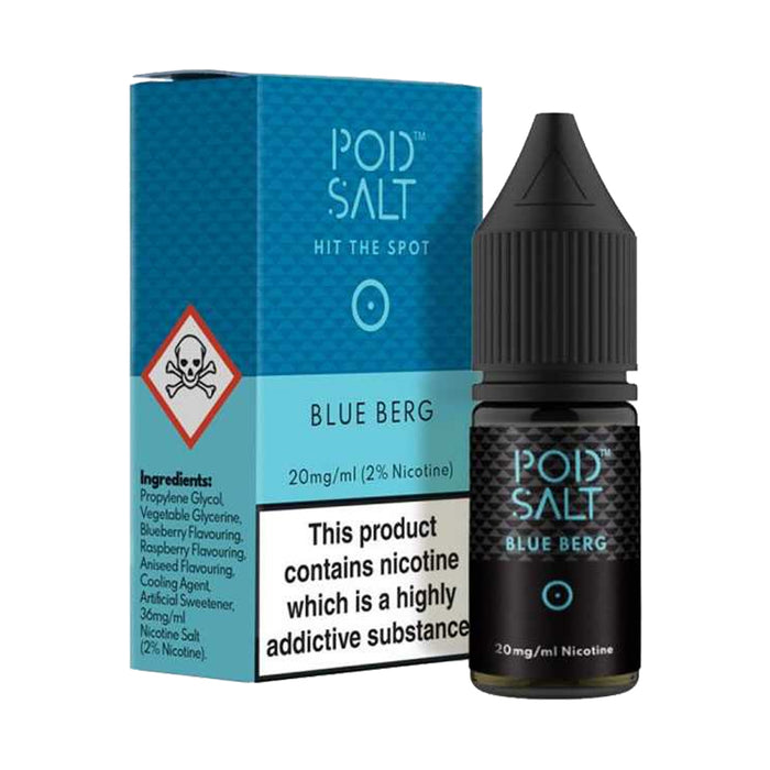 Blue Berg 30ml Nicotine Salt E-Liquid by Pod Salt