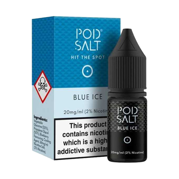 Blue Ice 30ml Nicotine Salt E-Liquid by Pod Salt