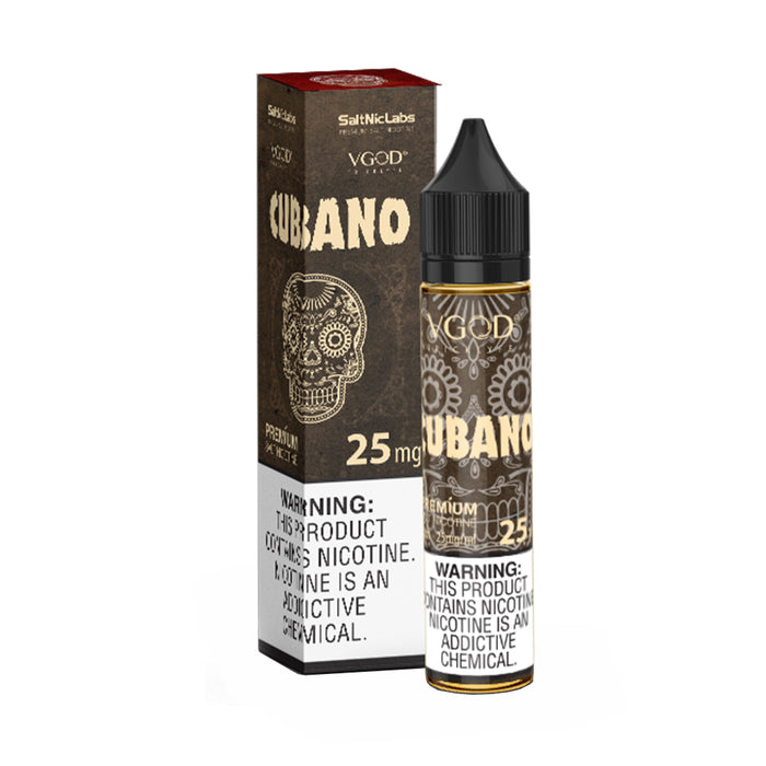 Cubano 30ml Nic Salt E-Liquid by VGOD