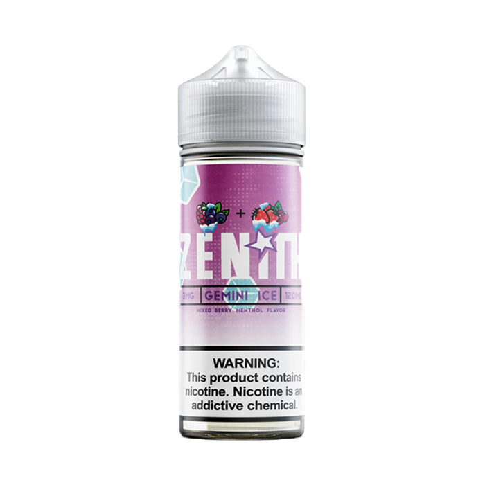 Gemini On Ice 120ml Shortfill E-Liquid by Zenith