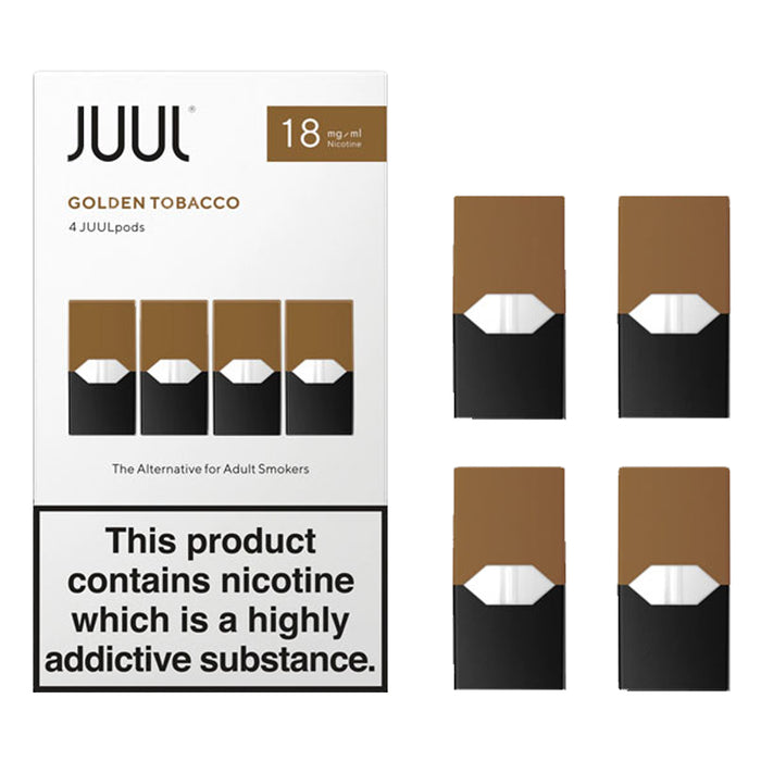 Juul Pods 20MG Golden Tobacco Pack of 4