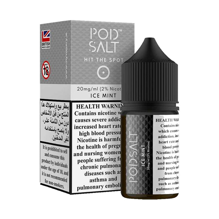 Ice Mint 30ml Nicotine Salt E-Liquid by Pod Salt