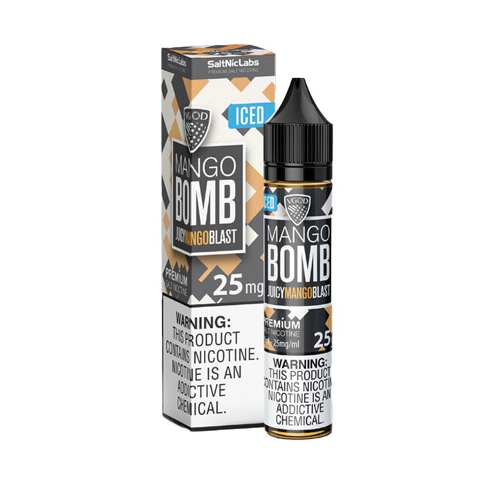 Iced Mango Bomb 30ml Nic Salt E-Liquid by VGOD