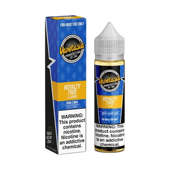 Royalty Two 60ml Shortfill E-Liquid by Vapetasia