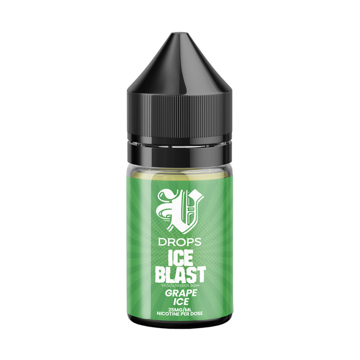 Grape Ice 30ml Nic Salt E-Liquid Ice Blast Range by V Drops