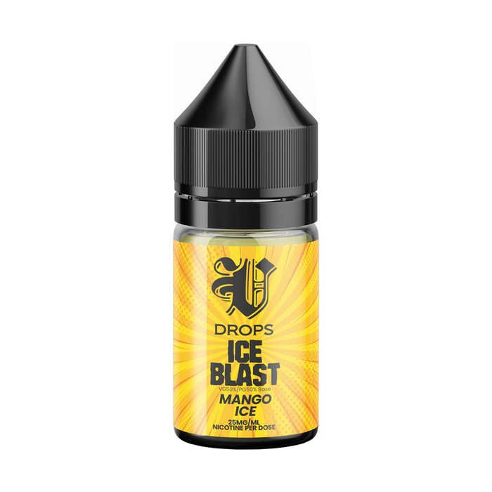 Mango Ice 30ml Nic Salt E-Liquid Ice Blast Range by V Drops