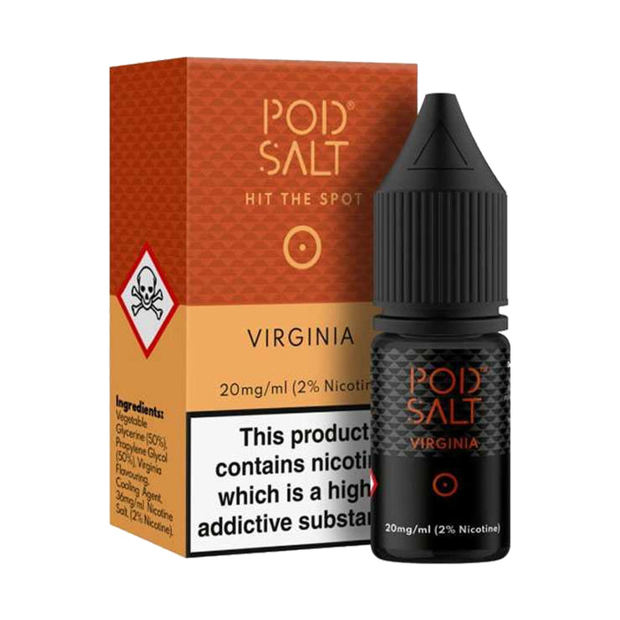 Virginia 30ml Nicotine Salt E-Liquid by Pod Salt