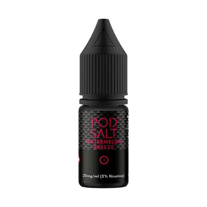 Watermelon Breeze 10ml Nicotine Salt E-Liquid by Pod Salt