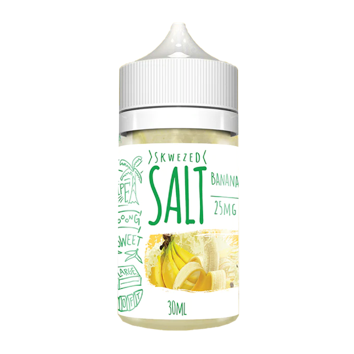 Banana Iced 30ml Nic Salt E-liquid By Skwezed