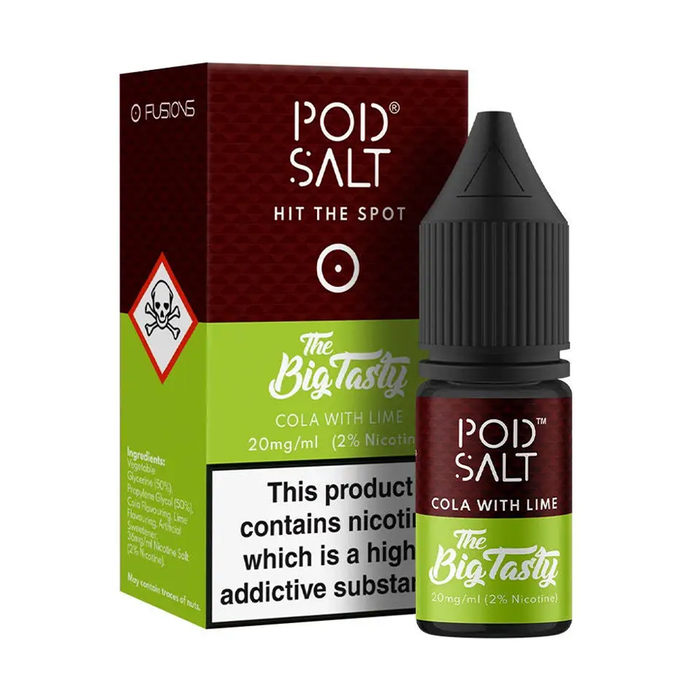 Cola With Lime 30ml Nicotine Salt E-Liquid by Pod Salt