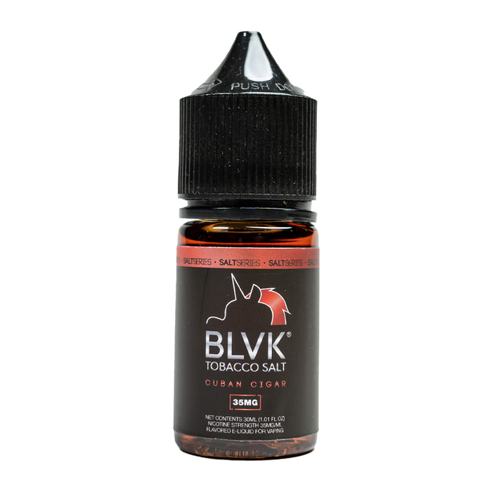 Cuban Cigar 30ml Nicotine Salt E-Liquid by BLVK