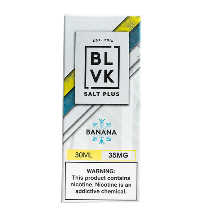 Banana Ice 30ml Nicotine Salt Plus E-Liquid by BLVK