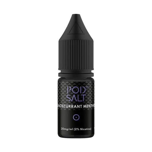 Blackcurrant Menthol 10ml Nicotine Salt E-Liquid by Pod Salt