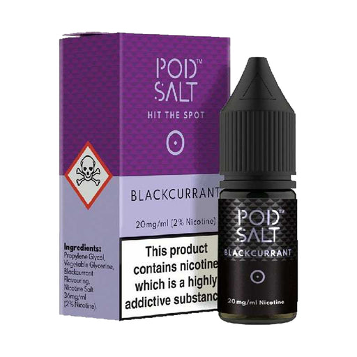 Blackcurrant 30ml Nicotine Salt E-Liquid by Pod Salt