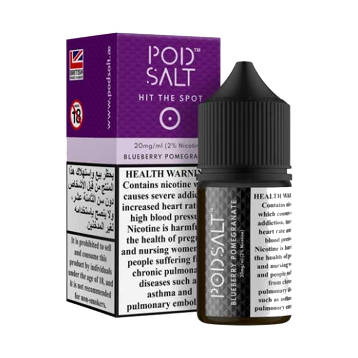 Blueberry Pomegranate 30ml Nicotine Salt E-Liquid by Pod Salt