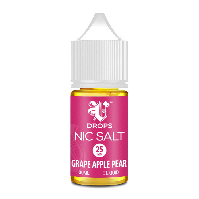 Grape Apple Pear 30ml Nic Salt E-Liquid V Drops