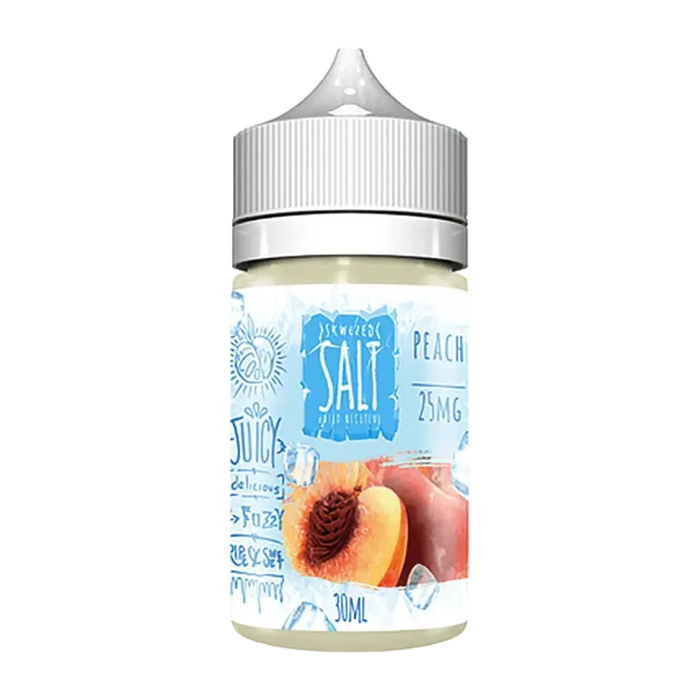 Peach Iced 30ml Nic Salt E-liquid By Skwezed