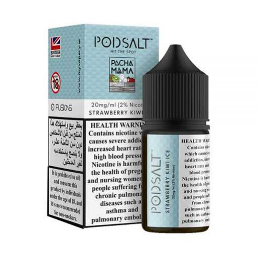 Pachamama Strawberry Kiwi Ice 30ml Nicotine Salt E-Liquid by Pod Salt