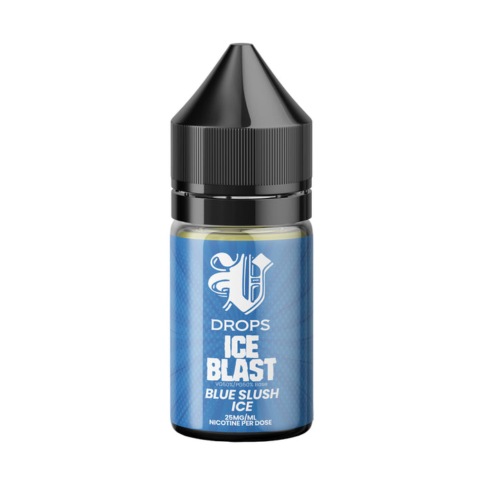 Blue Slush Ice 30ml Nic Salt E-Liquid Ice Blast Range by V Drops