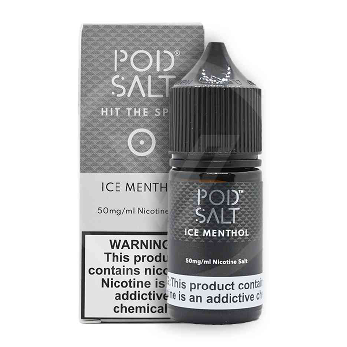 Ice Menthol 30ml Nicotine Salt E-Liquid by Pod Salt